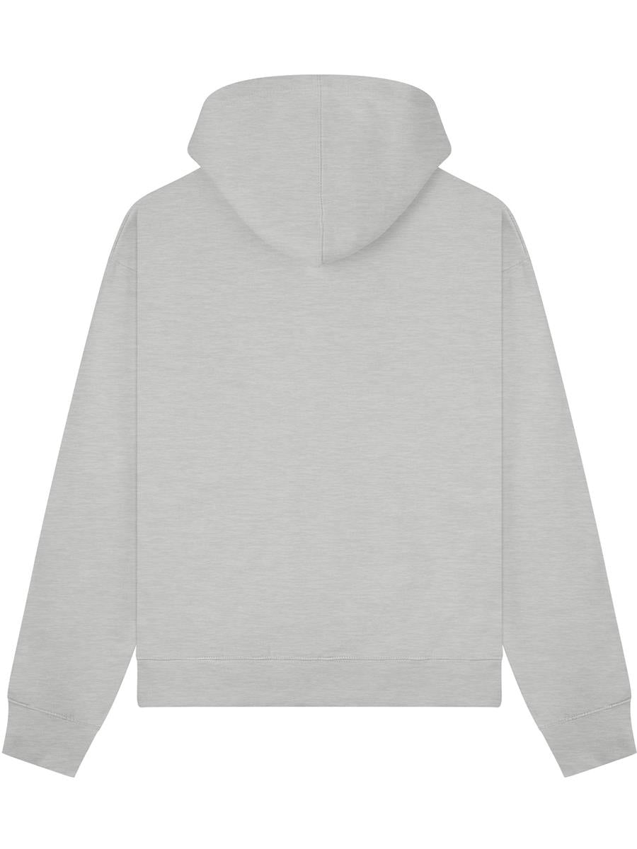 Premium Combed 330 Boxy Oversize Zip Hood Tall — Ash Grey