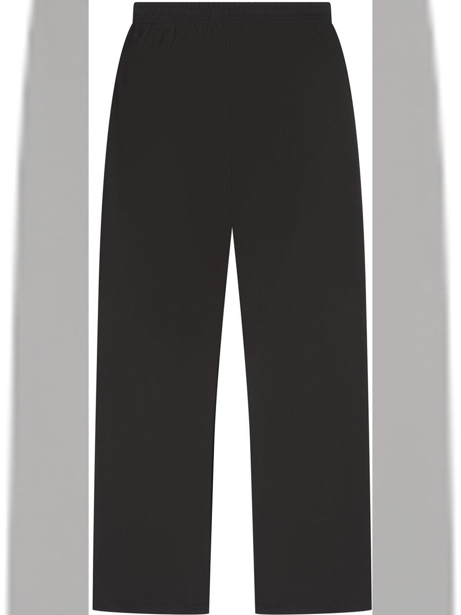 Premium Combed 330 Split Hem Jogpants Regular — Black