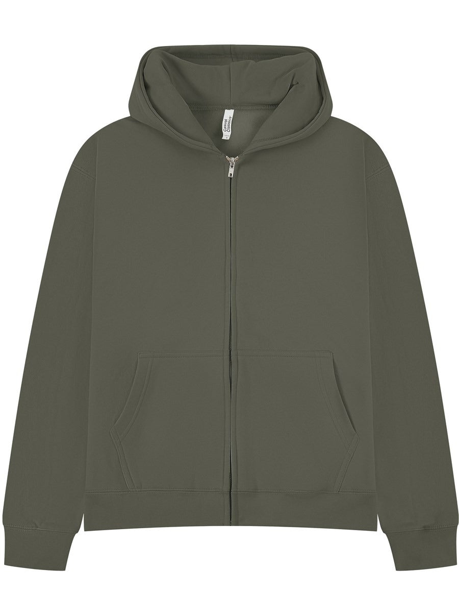 Premium Combed 450 Boxy Oversize Fit Zip Hood Adult