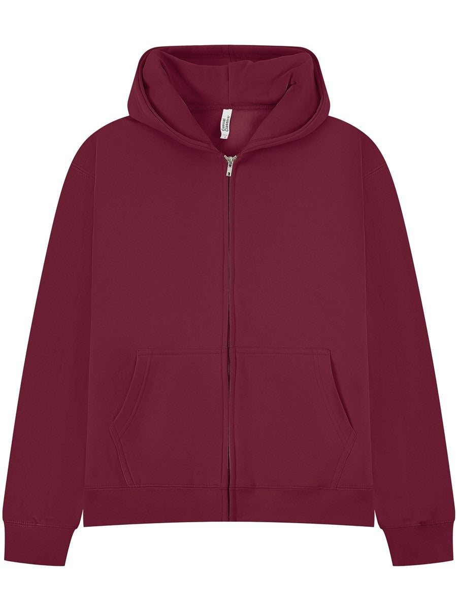 Premium Combed 450 Boxy Oversize Fit Zip Hood Adult