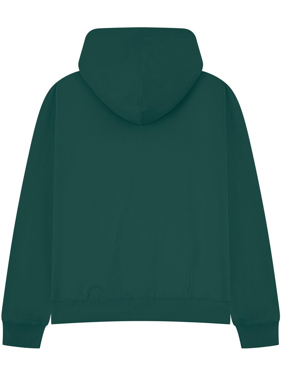 Premium Combed 450 Boxy Oversize Zip Hood — Rainforest
