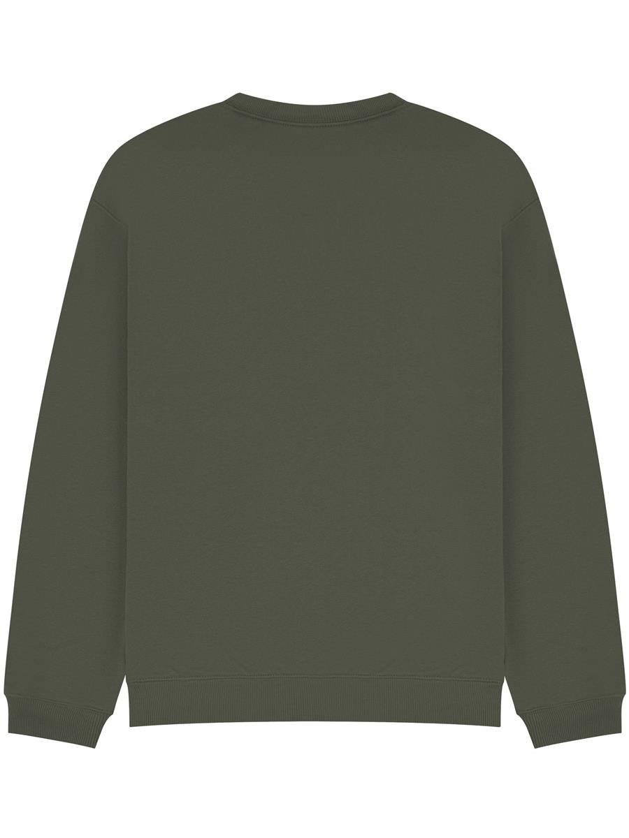 Premium Combed 280 Oversize Sweat — Khaki Olive
