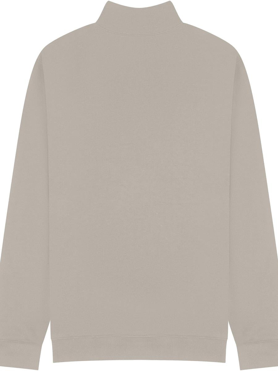 Ringspun Combed 280 Core Quarter Zip Sweat — Stone