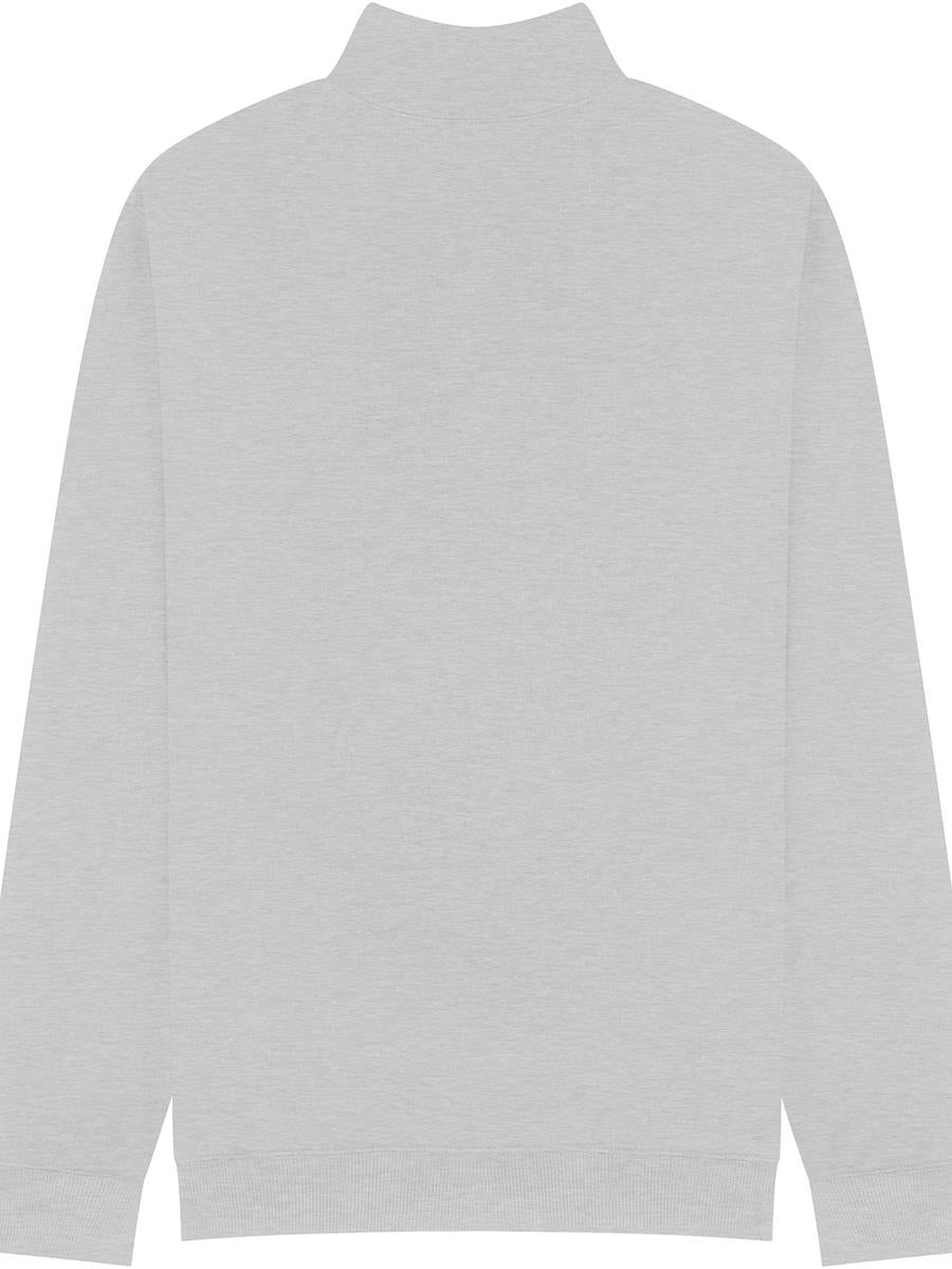 Ringspun Combed 280 Core Quarter Zip Sweat — Ash Grey