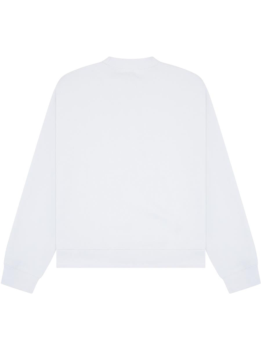Premium Combed 330 Boxy Oversized Extended Neck Sweat Tall — White
