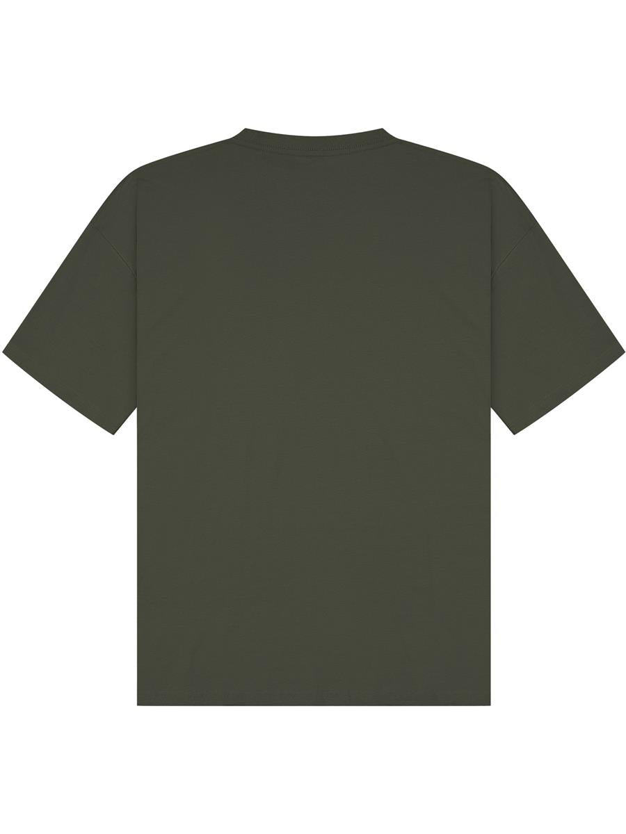 Ringspun Combed 180 Oversize T — Khaki Olive