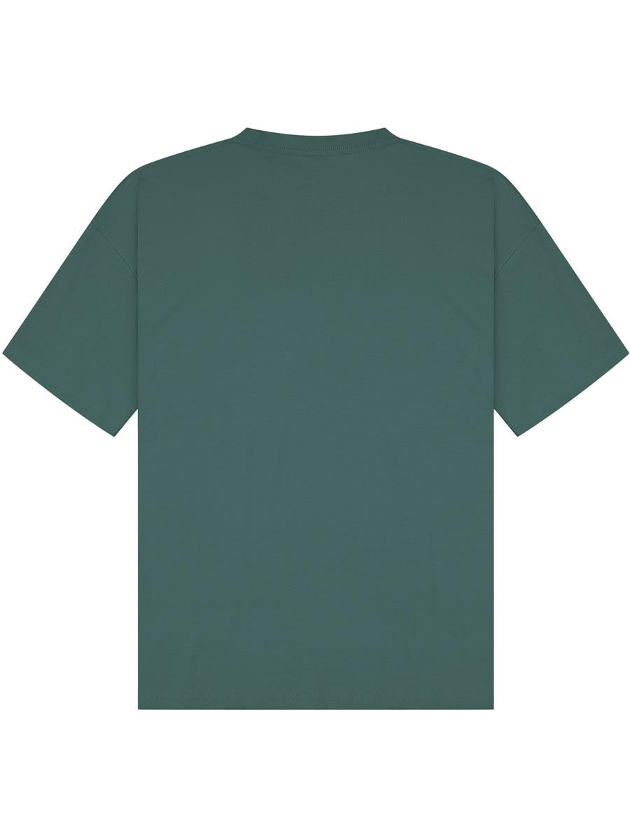 Ringspun Combed 180 Oversize T — Pine Green