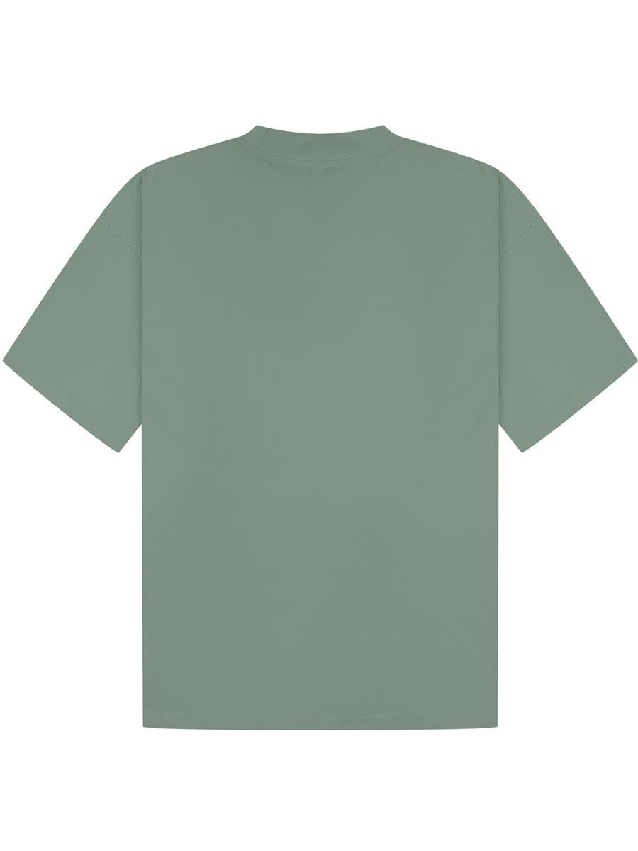 Ringspun Combed 180 Oversize Extended Neck T — Sage
