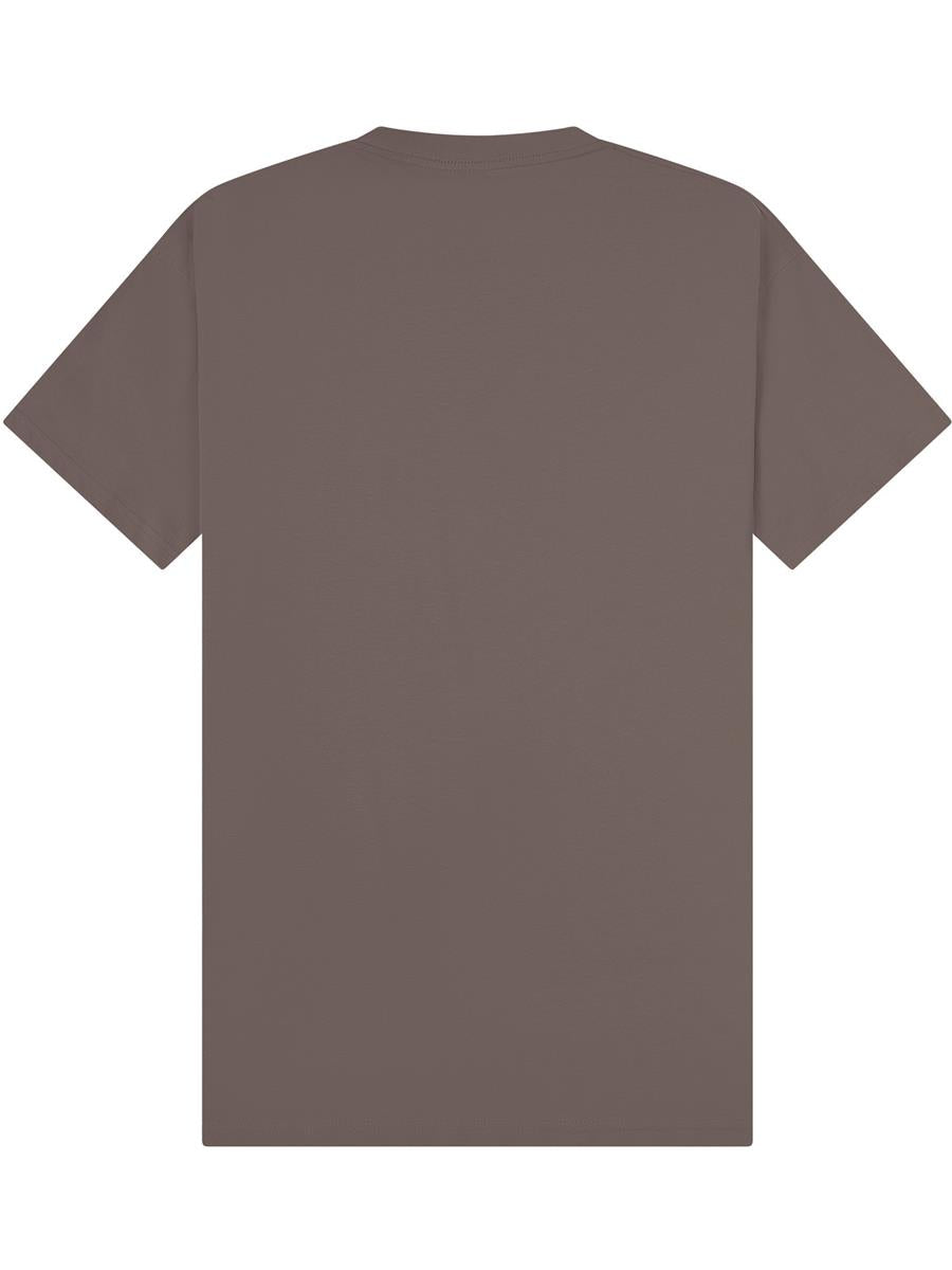 Ringspun Combed 220 Oversize Extended Neck T — Taupe
