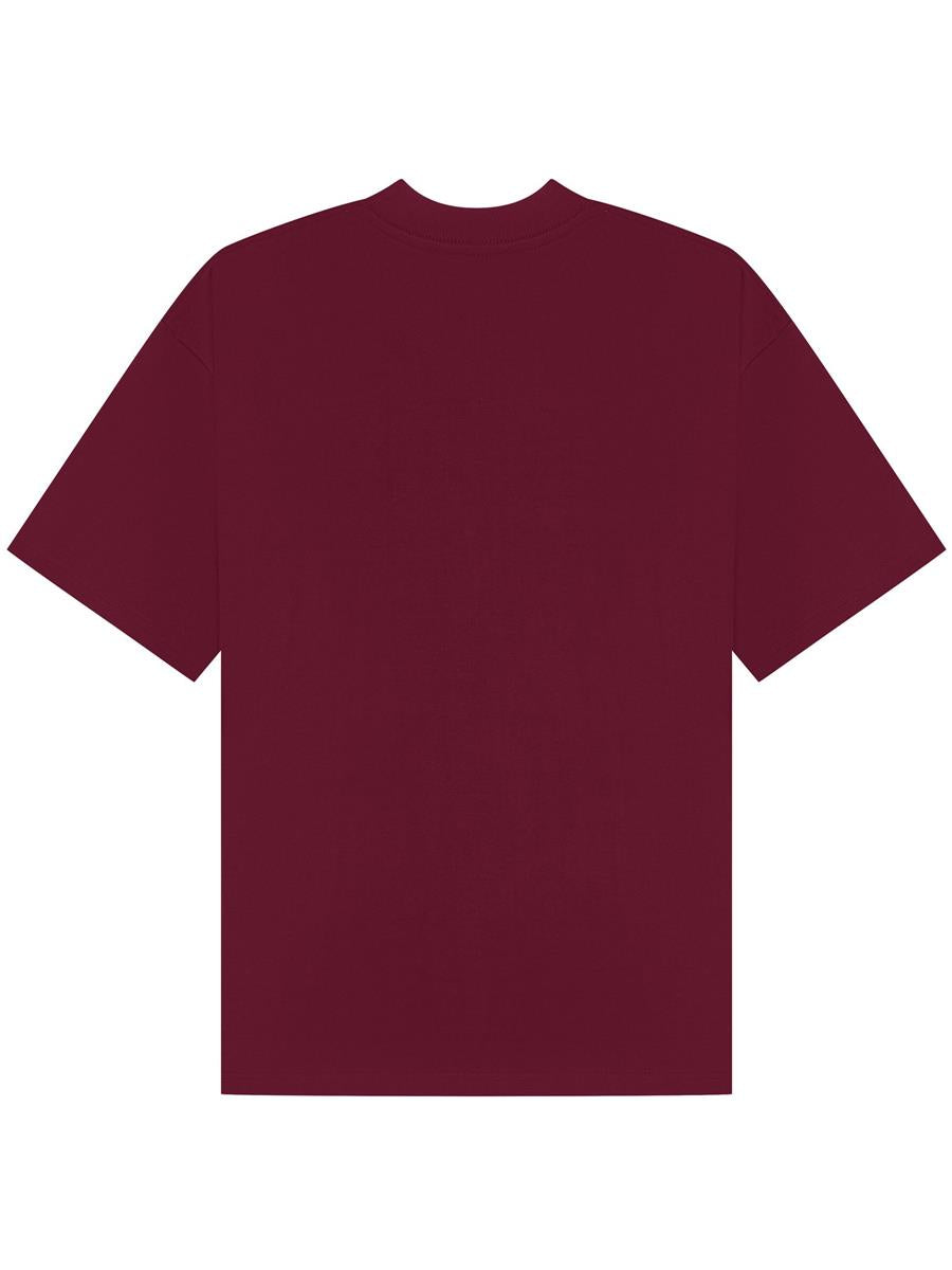 Supreme Organic Combed 350 Oversize T — Burgundy