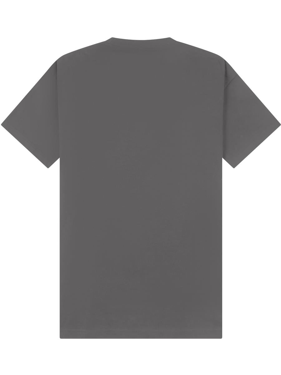 Supreme Organic Combed 350 Oversize Extended Neck T — Charcoal