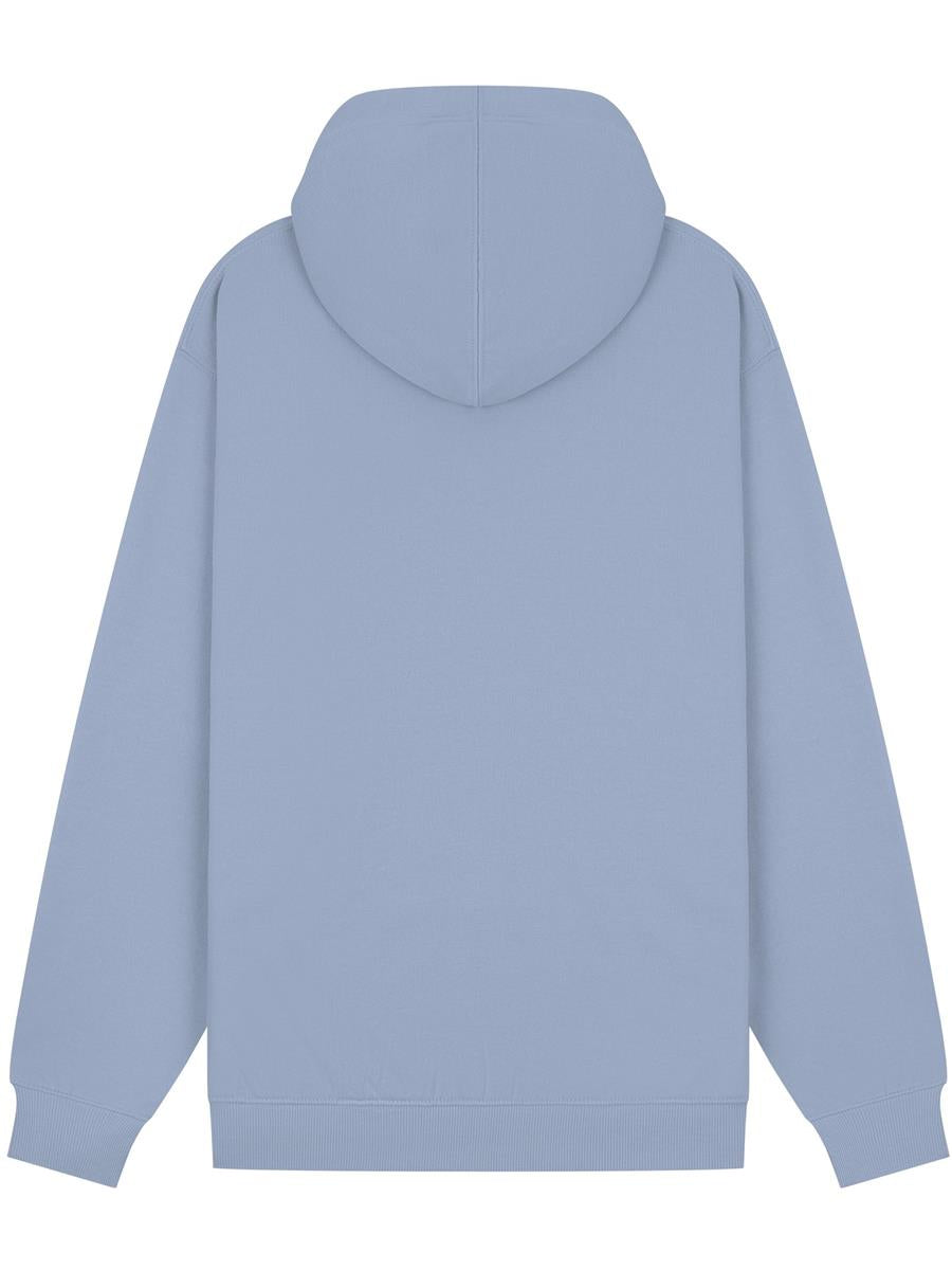 Premium Combed Core 280 Zip Hood — Pastel Blue