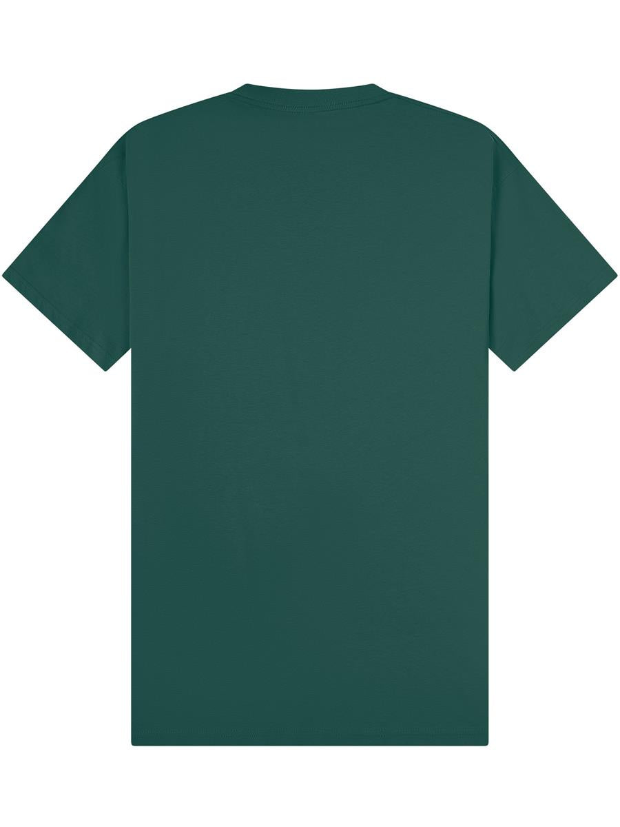 Ringspun Combed 220 Oversize Extended Neck T — Rainforest