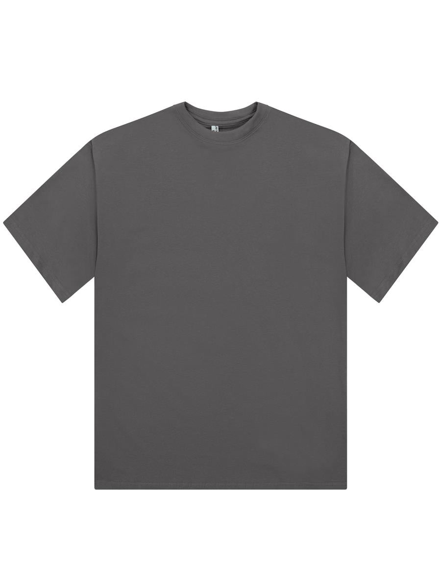 Core Organic Combed 180 Regular Fit Tee — Charcoal