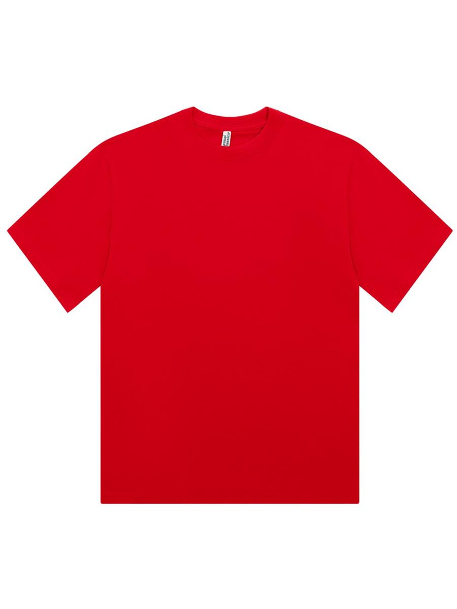 Core Organic Combed 180 Regular Fit Tee — Red