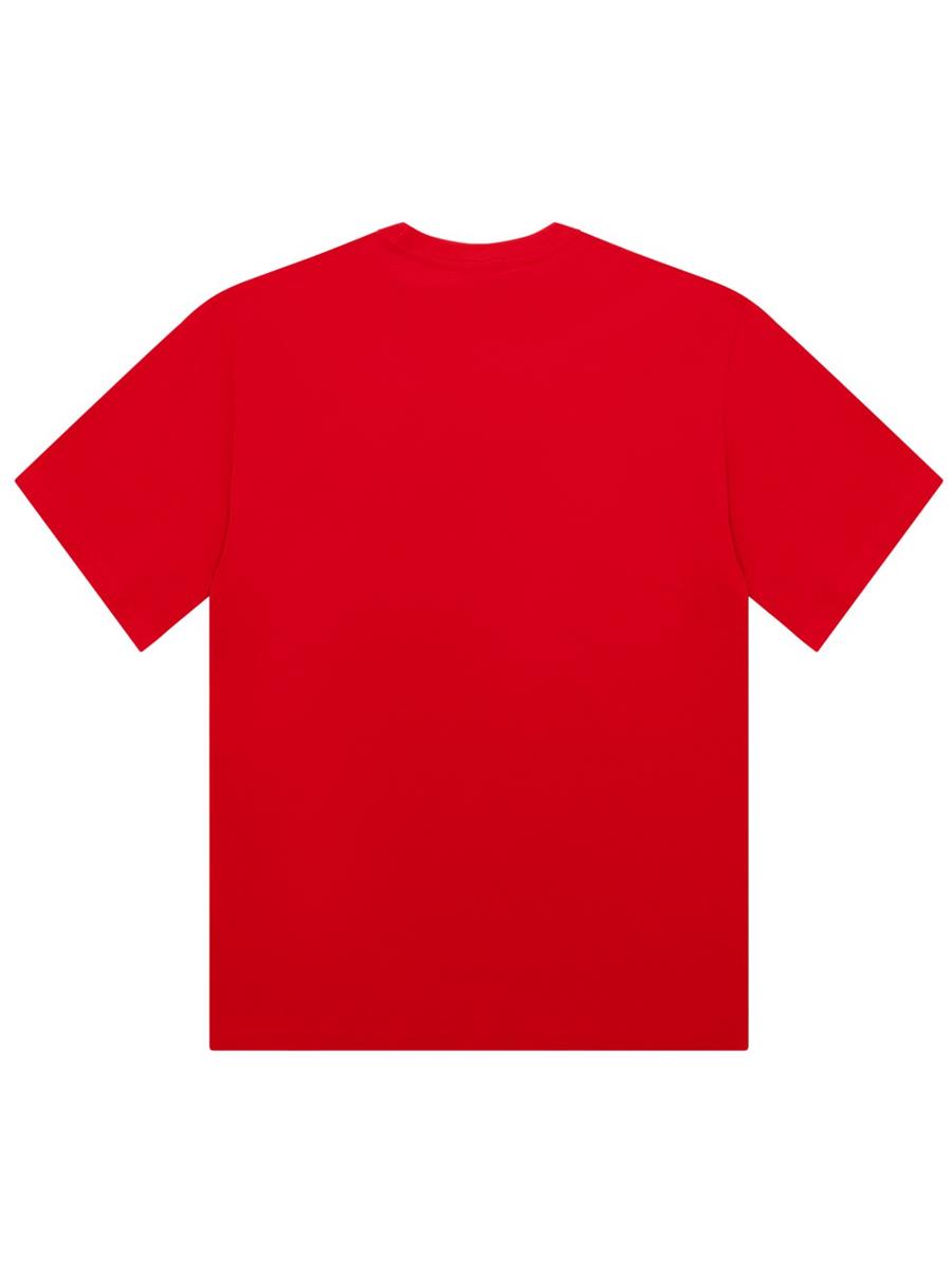 Core Organic Combed 180 Regular Fit Tee — Red
