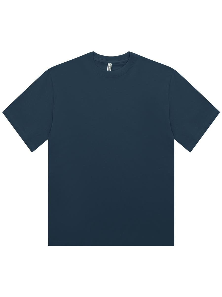 Core Organic Combed 180 Regular Fit Tee — Petrol Blue