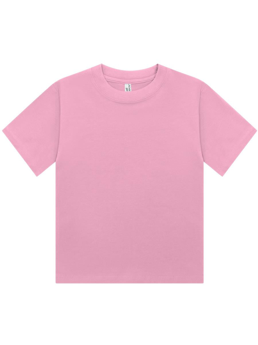 Ringspun Combed 220 Cropped Baby T Ladies — Light Pink
