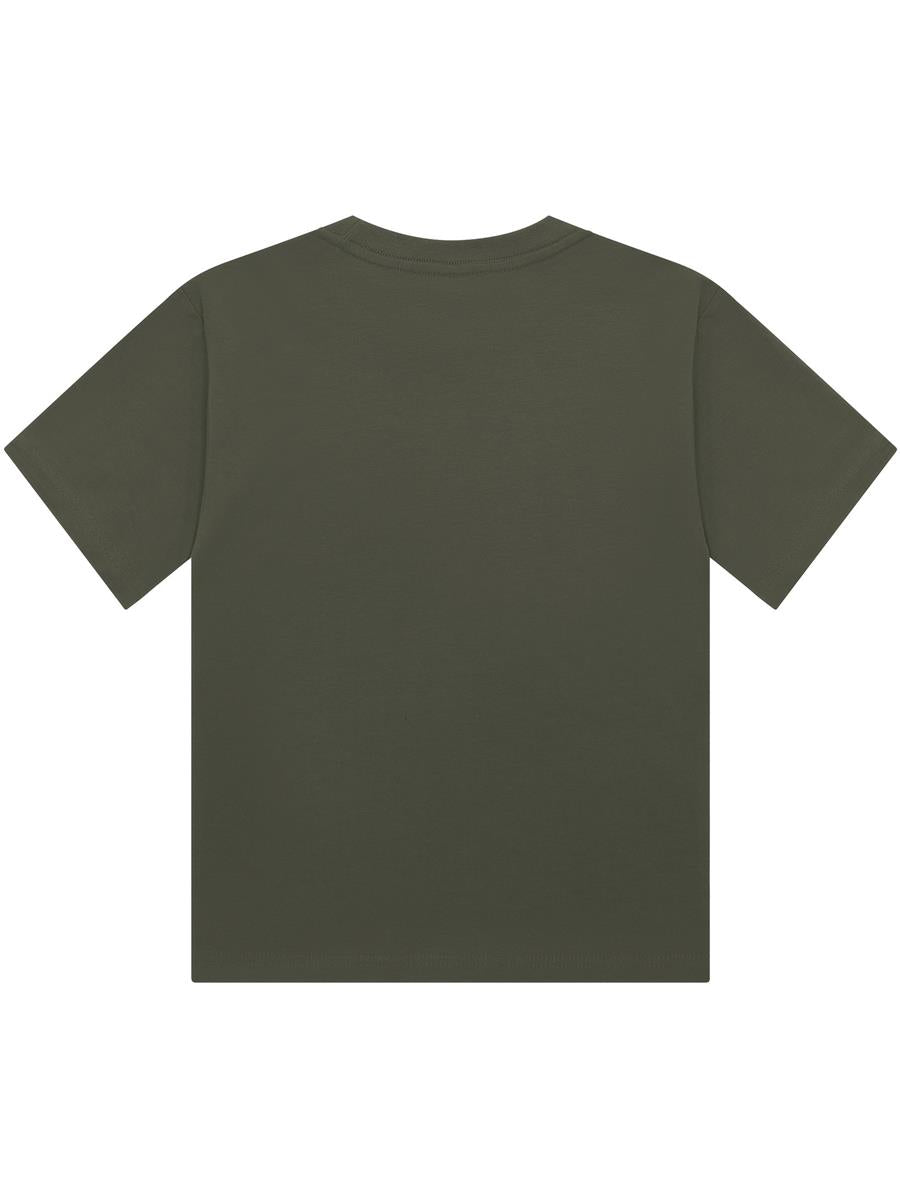 Ringspun Combed 220 Cropped Baby T Ladies — Khaki Olive