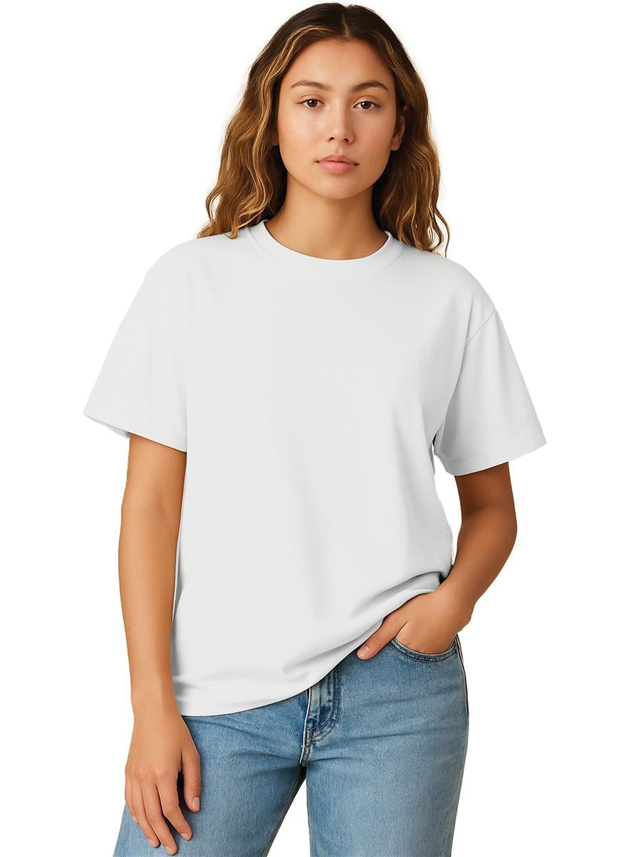 Ringspun Combed 180 Oversize T Ladies — White