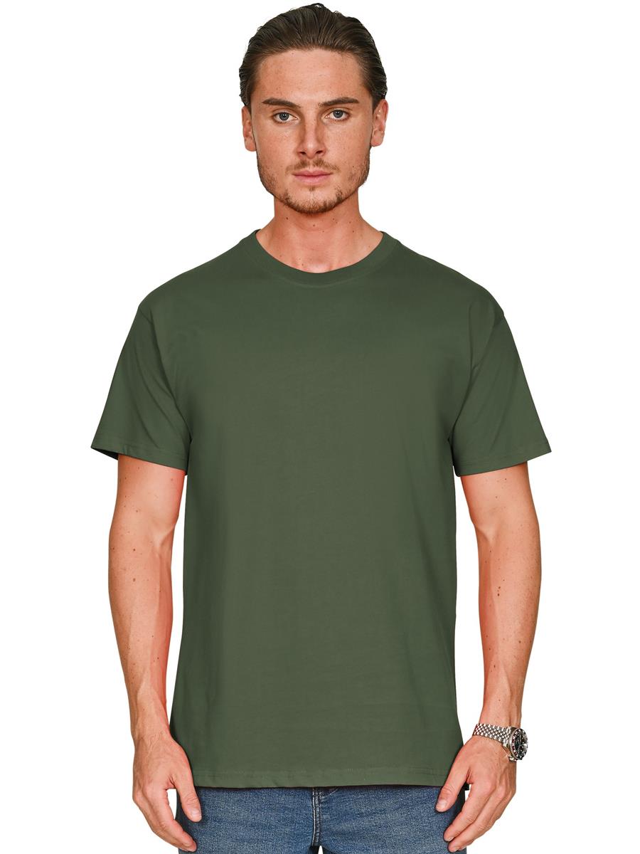 Supreme Combed Ringspun Organic 220 T — Military Green
