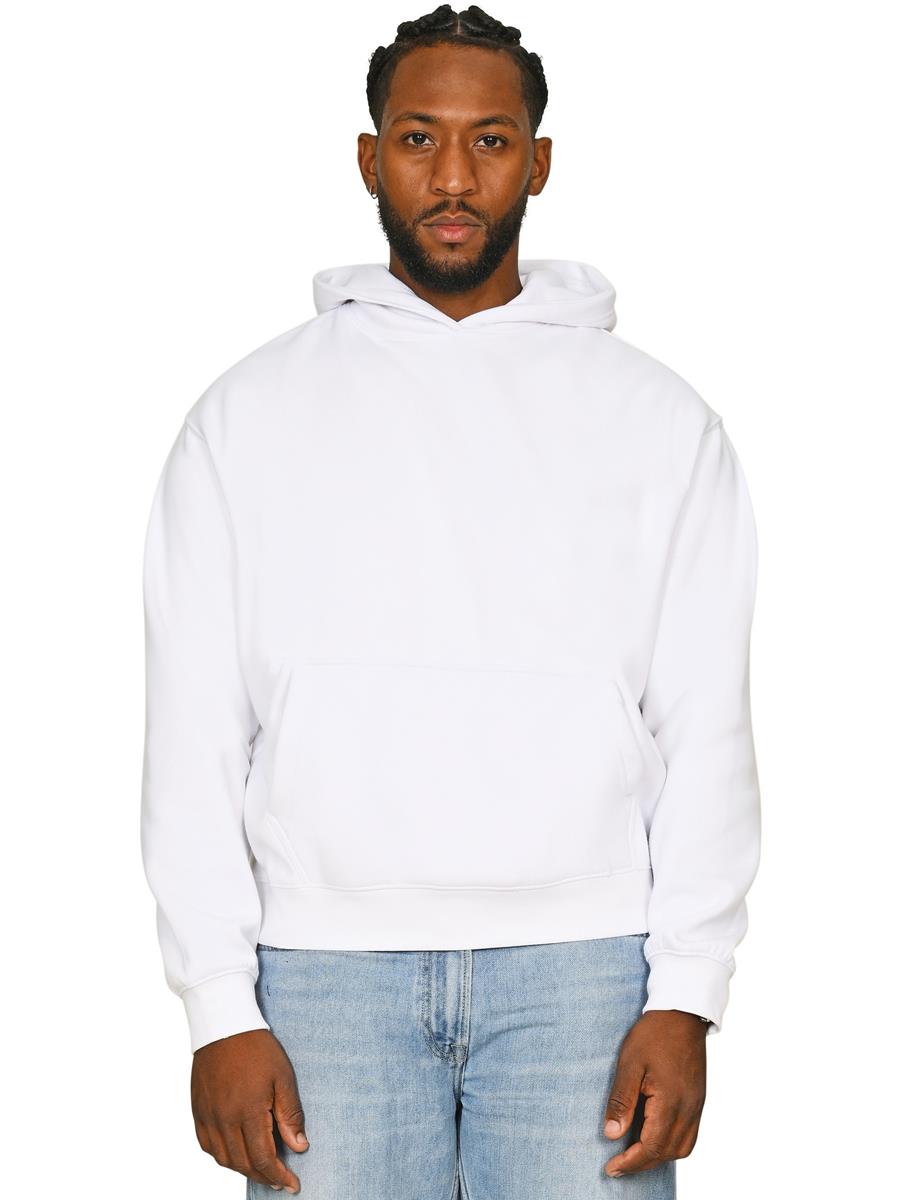 Premium Combed 330 Boxy Oversize Hood Tall — White