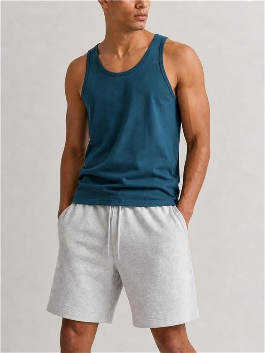 Ringspun Combed Core 180 Vest — Petrol Blue