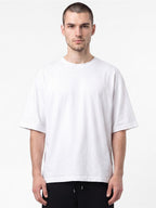 Ringspun Combed 180 Oversize Batwing T — White