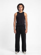 Ringspun Combed Droparm Racerback 180 Tank — Black