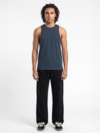 Ringspun Combed Droparm Racerback 180 Tank — Petrol Blue
