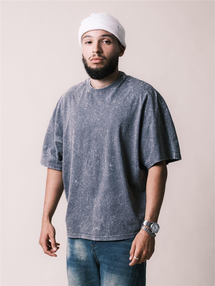Ringspun Combed 180 Acid Wash Oversize Batwing T